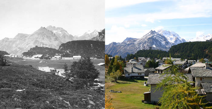 Bildvergleich Maloja