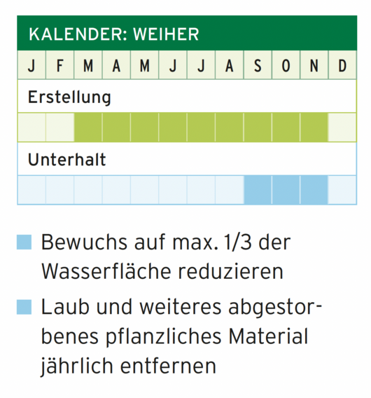Kalender-Grafik Weiher