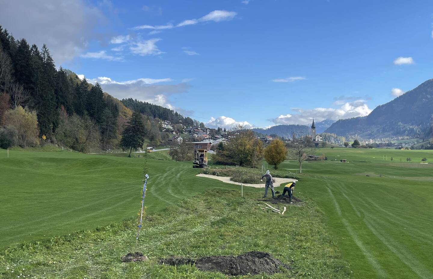 Pflanzung Golfplatz Sagogn